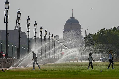 Central Vista Lawns during a hot summer day